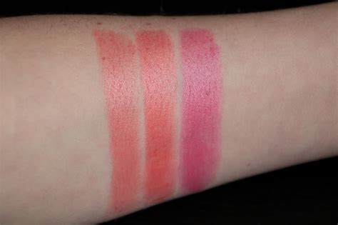 ysl fuchsia jumpsuit swatch|ysl volupte shine lipstick.